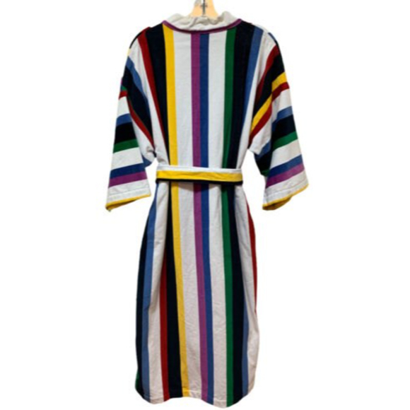 Vtg Bullocks Retro Terry Cloth Robe Swim Unisex OS Cabana Boy Beach Pool NEW NOS - Picture 2 of 7